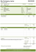 Computer Repair Invoice