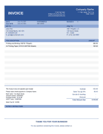 Basic Sales Invoice