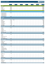 Personal Budget Planner Worksheet
