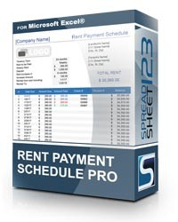 Rent Payment Schedule Professional Version