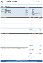 Vehicle Repair Invoice Template Demo Image